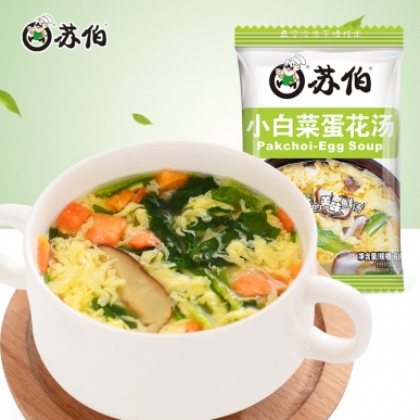 福建小白菜蛋花汤6g速食汤